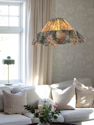 PR Home Stina Taklampa Dahlia Grön 40cm