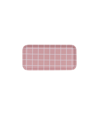 Muurla Bricka 27x13 cm, Rosa