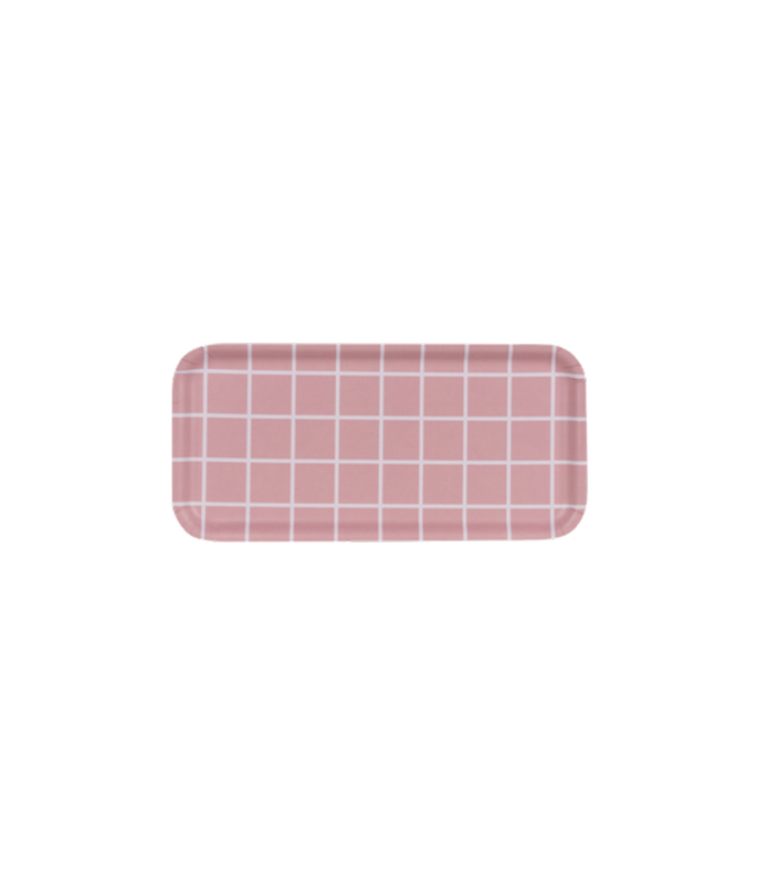 Muurla Bricka 27x13 cm, Rosa