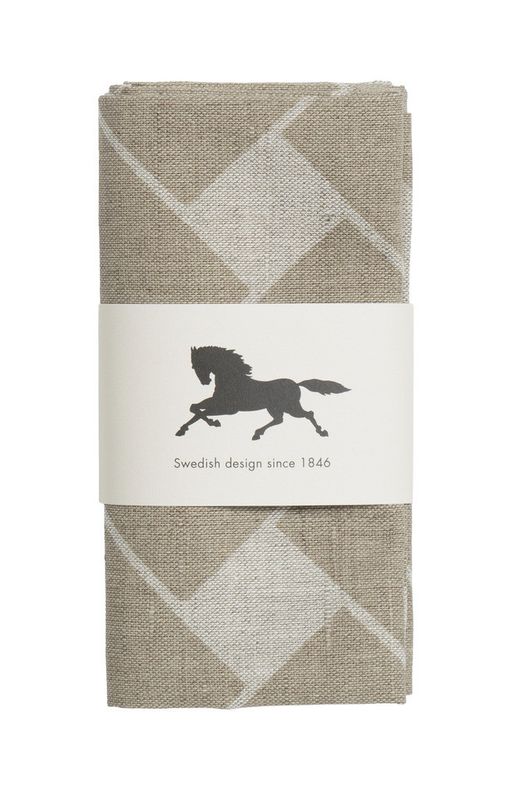 Korg Xl, Servett, Natur/Taupe, 45X45 cm 2-Pack Almedahls