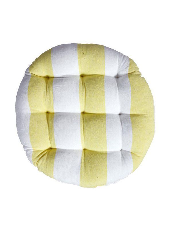 Svanefors Louise Stolsdyna Gul Ø40 cm