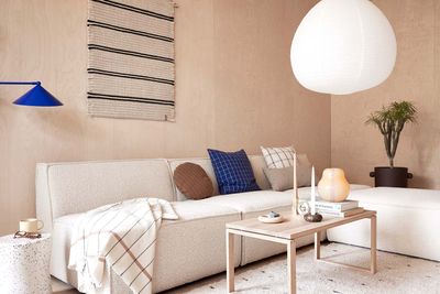 Ljusstake Beige Marmor OYOY LIVING