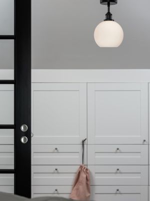 PR Home Omega taklampa Svart, Opal 20cm