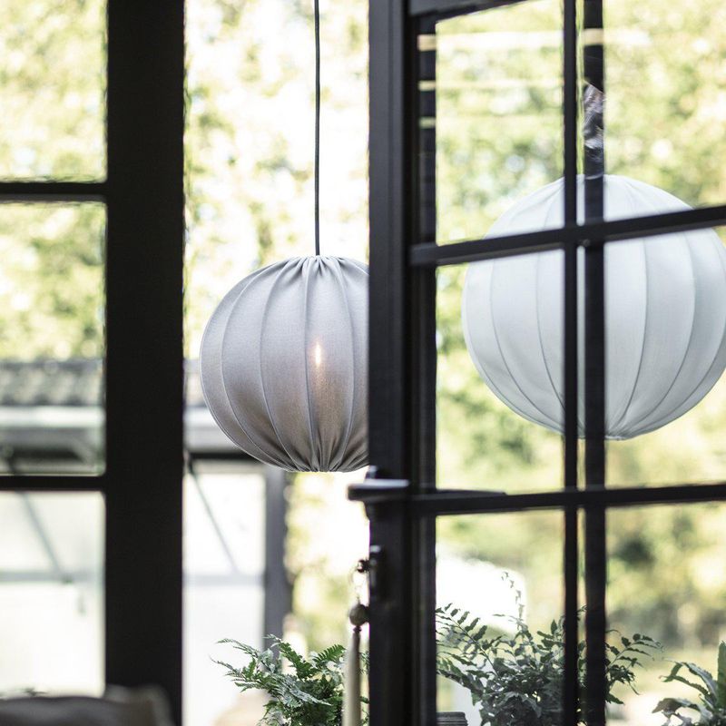 Alva Utomhusskärm Etamine Grå 40cm | PR Home