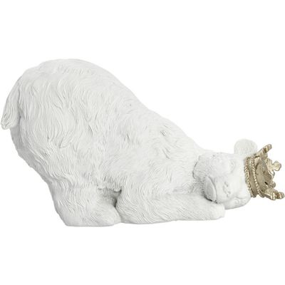 Lene Bjerre Sebina Royal Ice Bear H11.5 cm Vit/Ljusguld