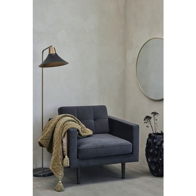 Lene Bjerre Hallia Spegel Ljusguld Aluminium Ø80 cm