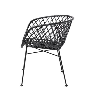 Kama Loungefåtölj Svart Rotting H76cm Bloomingville