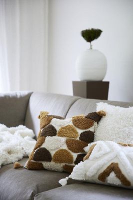 Svanefors Billie Kuddfodral Brun 45x45 cm