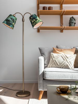 PR Home Amy Golvfot Flex2 Antikmässing 150cm