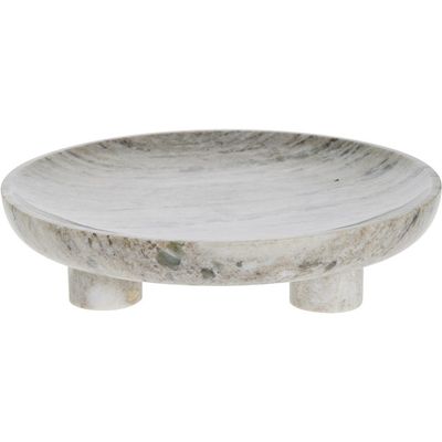 Lene Bjerre Esille Bricka Linne Marmor L32 cm