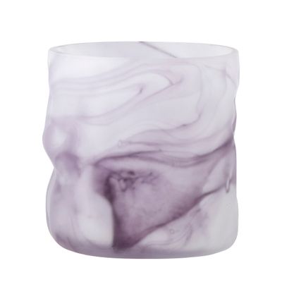Värmeljushållare Lila Glas Moore | Bloomingville