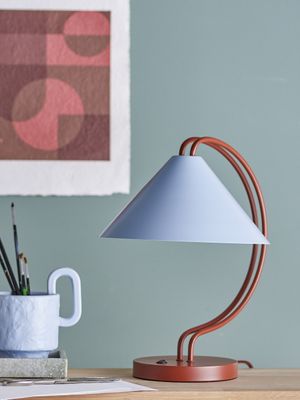 Janya Table lamp Röd Metall H35cm Bloomingville
