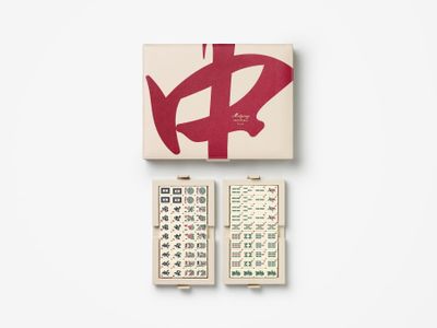 Printworks Reverra - Mahjong Beige/Maroon
