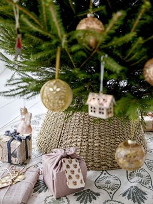 Bloomingville Luciella Christmas Jul Trädkjol, Natur, Sjögräs Ø58xH25 cm