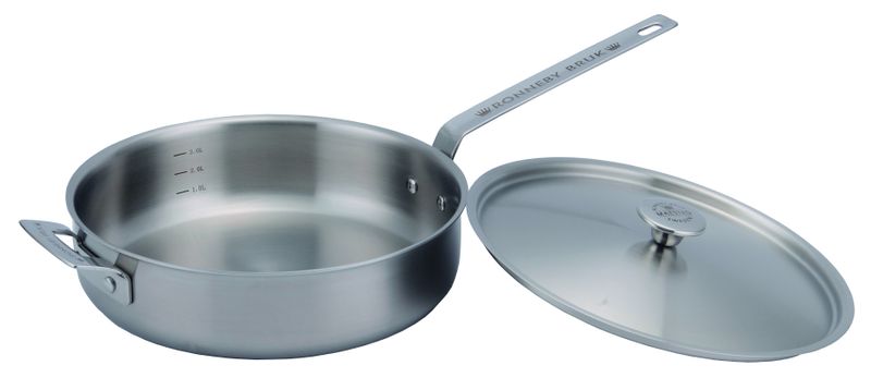 Inox Rostfri Traktörpanna, Ø28 cm Ronneby Bruk
