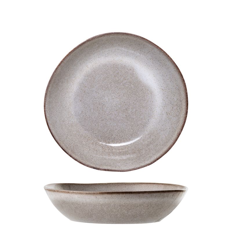 Djup tallrik Natur Stengods Sandrine | Bloomingville