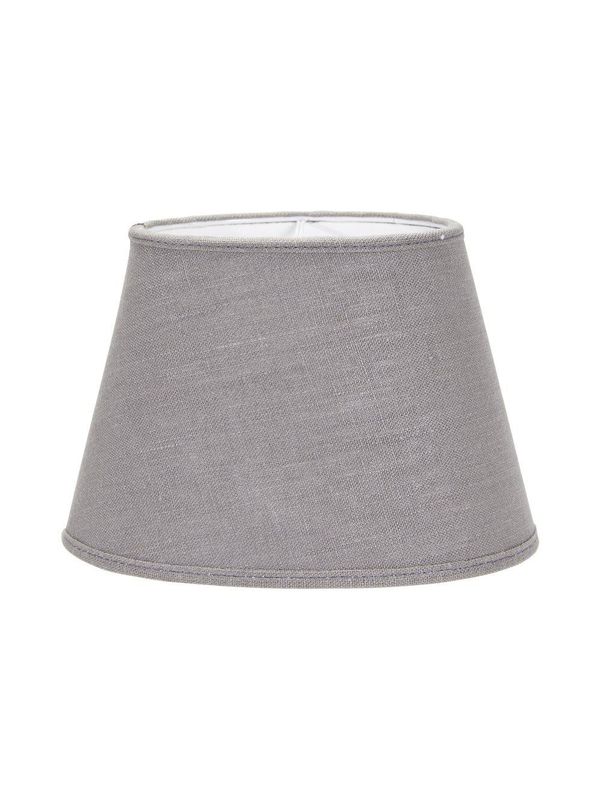 PR Home Oval Lampskärm Lin Grå 25cm