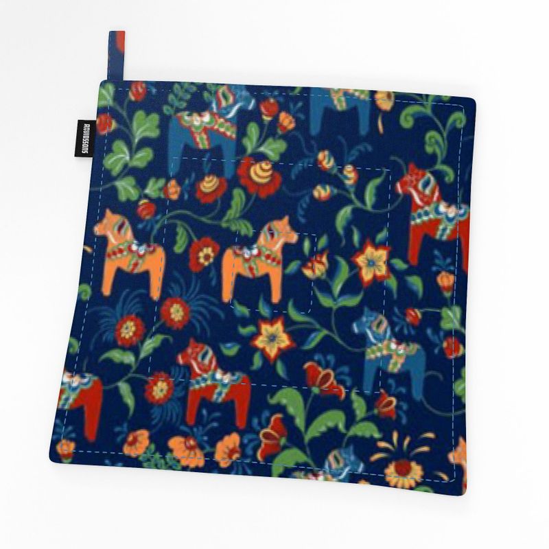 Leksand Mini mörkblå grytlapp Arvidssons Textil