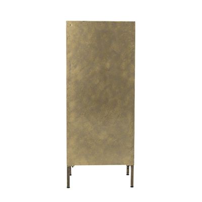 Saone Skåp Mässing Glas L45 cm Bloomingville