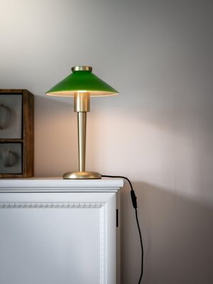 August Bordslampa Grön 34cm | PR Home