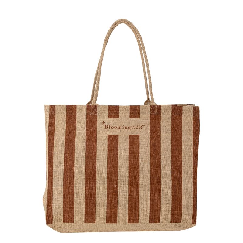 Shoppingväska Brun Jute Bergamo | Bloomingville