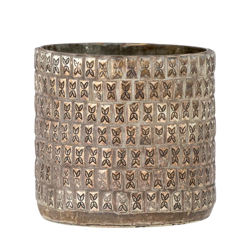 Värmeljushållare Guld Återvunnet glas Federika | Bloomingville
