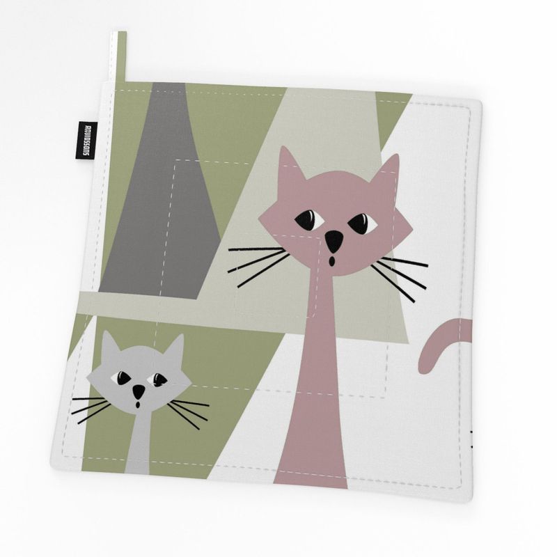 Kitty rosa grytlapp Arvidssons Textil