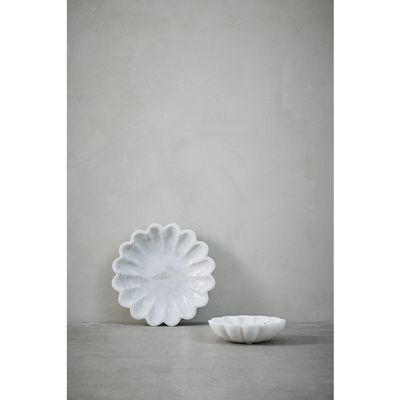 Lene Bjerre Ellia Skål Vit Marmor Ø30 cm