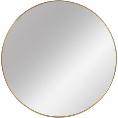 Lene Bjerre Hallia Spegel Ljusguld Aluminium Ø80 cm