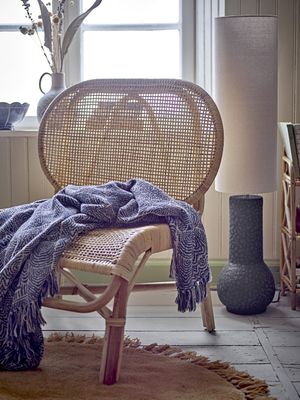Lenea Matta Gul Ull Ø110cm Bloomingville