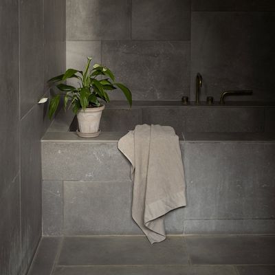 Bergs Potter Fleur RAW Kruka Med Fat Grå, Ø 25 cm