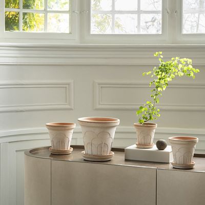 Bergs Potter Fleur RAW Kruka Med Fat Rosa, Ø 25 cm