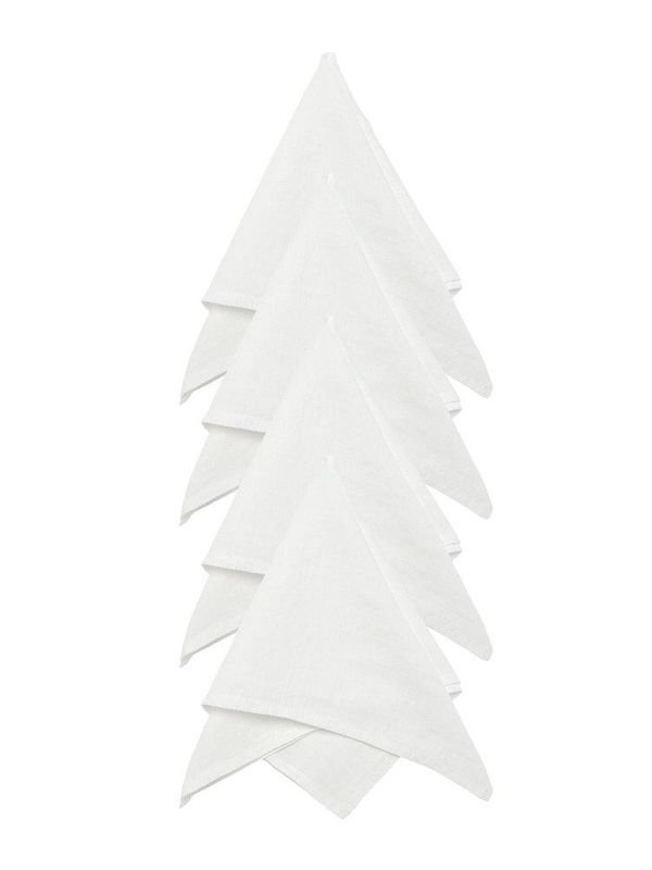 Svanefors Julie Servett 4-pack Offwhite 45x45 cm
