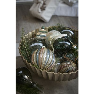 Lene Bjerre Glossia Dekoration / H21.5 cm Grön/Transparent