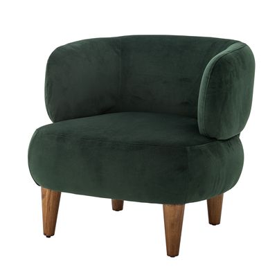 Ruperta Loungefåtölj Grön Polyester H70cm Bloomingville Creative