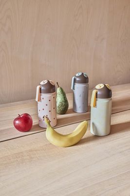 Drickflaska Lera/Grön Aluminium. Plast. Silikon OYOY MINI