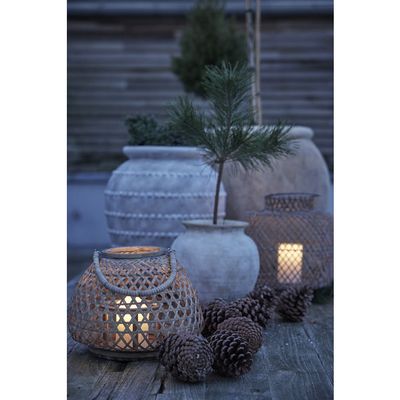 Lene Bjerre Anna Blomkruka Grå Keramik H59.5 cm