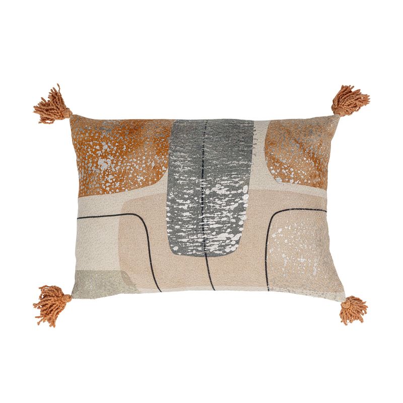 Bloomingville Lanzo Kudde, Orange, Bomull L50xH35 cm