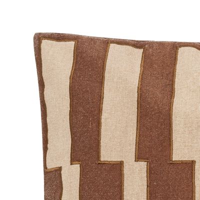 Cowes Kudde Brun Cotton OEKO-TEX® L40cm Bloomingville