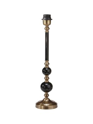PR Home Abbey Lampfot Svart/Antikmäss 50cm