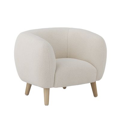 Cade Stol Vit Polyester L52 cm Bloomingville Mini