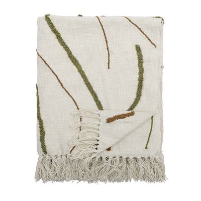 Osasio Pläd Grön Cotton OEKO-TEX® L150cm Bloomingville