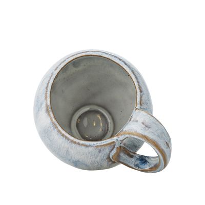 Bloomingville Avonlea Kopp, Blå, Stengods Ø9xH10,5 cm, Set om 4