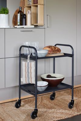 Maki Trolley Svart Stål Oyoy Living H70cm