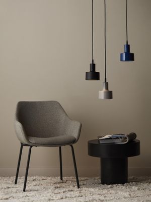 Solo Fönsterlampapa Blank grå 13cm | PR Home