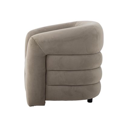 Joel Loungefåtölj Grå Plywood L78 cm Bloomingville
