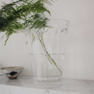 Bergs Potter Københavner GLASS Vas Transparent, Ø 15 cm