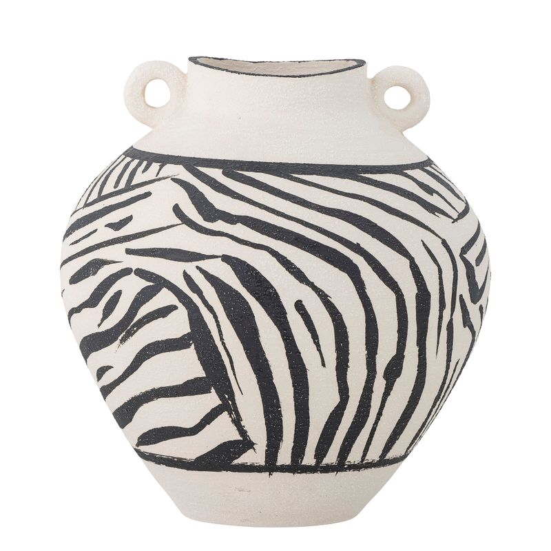 Vas Svart Stengods Togo | Bloomingville