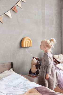 Vägglampa Ljust gummi Silikon. Plast OYOY MINI