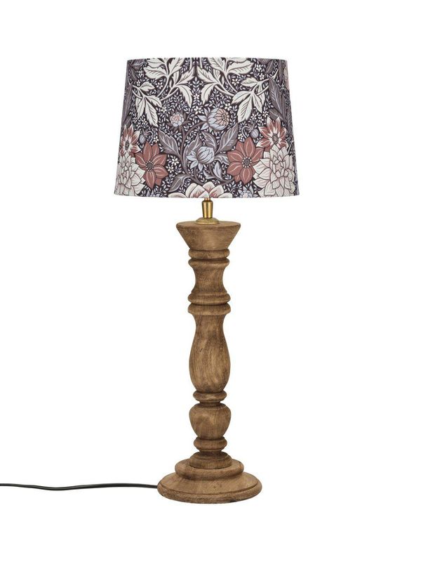 PR Home Lodge Bordslampa Dahlia Brun